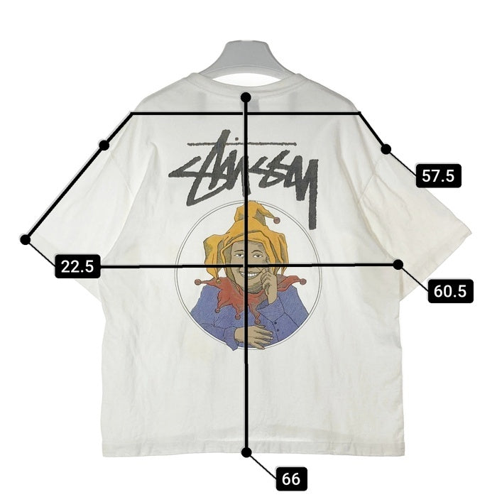 STUSSY ステューシー ジョーカープリント Tシャツ OLD ヴィンテージ ホワイト sizeXL 瑞穂店