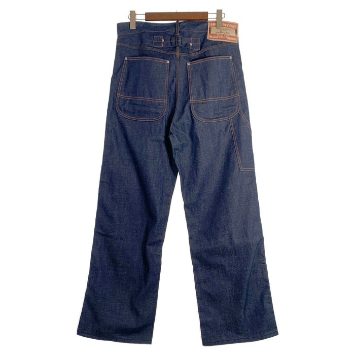 PAYDAY ペイデイ 30's SUPER PAY DAY VINTAGE PANTS デニムワークパンツ インディゴ PT17-PT-4 Size 40 福生店