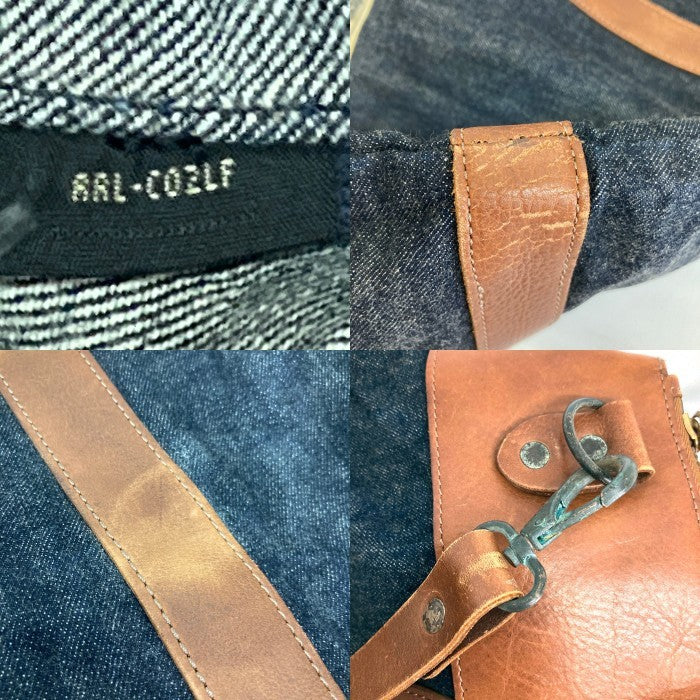 RRL ダブルアールエル デニム レザー 2WAY トートバッグ インディゴ 瑞穂店