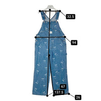 Alley by w closet アリーバイダブルクローゼット  デニム リボン柄デニムオーバーオール インディゴ SizeFREE 瑞穂店