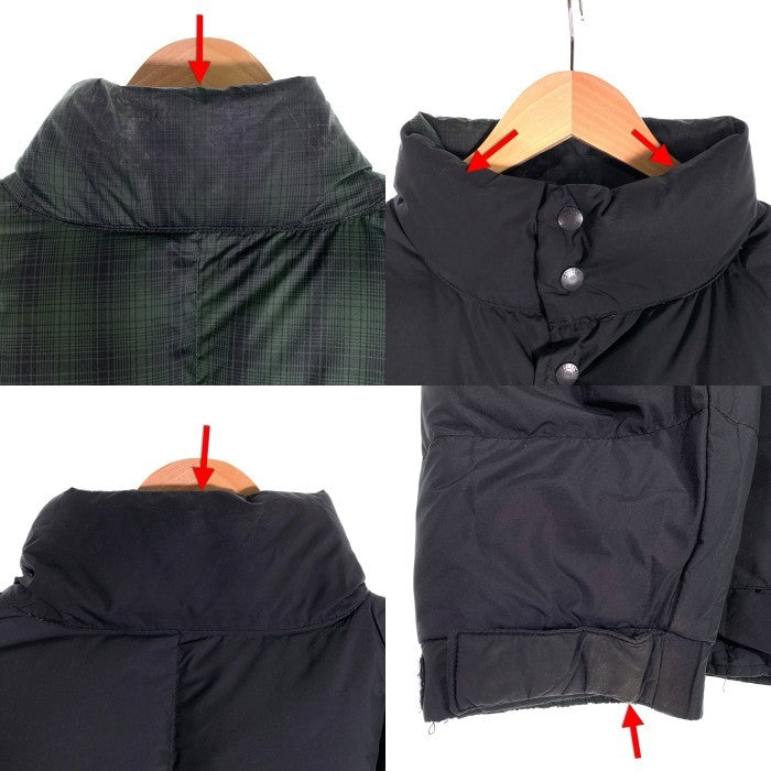 00's STUSSY AUTHENTIC GEAR ステューシー オーセンティック ギア リバーシブル ダウンジャケット グリーン ネイビー ブラック Size M 福生店