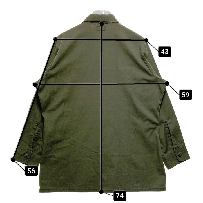 U.S.NAVY ユーティリティーシャツ カーキ size不明 瑞穂店