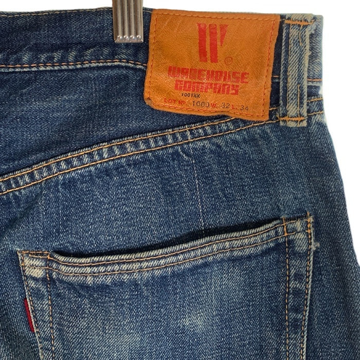 WAREHOUSE ウエアハウス 1001XX テーパードデニムパンツ インディゴ Size 32 福生店