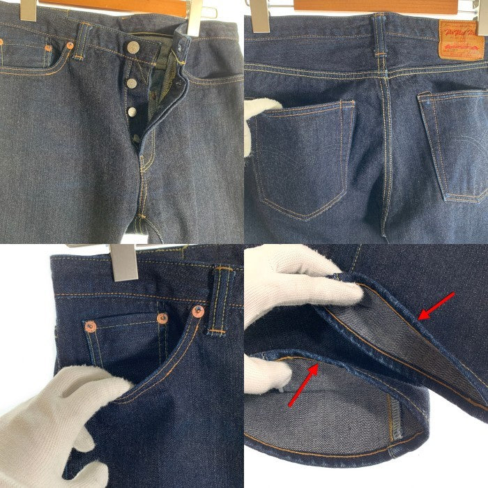 THE FLAT HEAD フラット ヘッド 14.5oz 左綾ジンバブエコットン タイトテーパード ジーンズ インディゴ FN-D109 Size 32 福生店