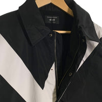 glamb グラム Cross coach Jacket クロスプリント コーチジャケット ブラック GB17AT/JKT02 Size 3 福生店
