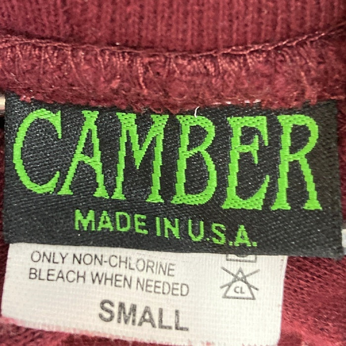 CAMBER キャンバー プルオーバースウェットパーカー ボルドー SizeS 瑞穂店