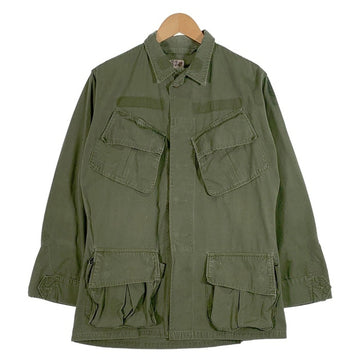 60's U.S.ARMY 米陸軍 Jungle Fatigue Jacket ジャングルファティーグ ジャケット オリーブ ノンリップ エポーレット無 Size S-R 福生店