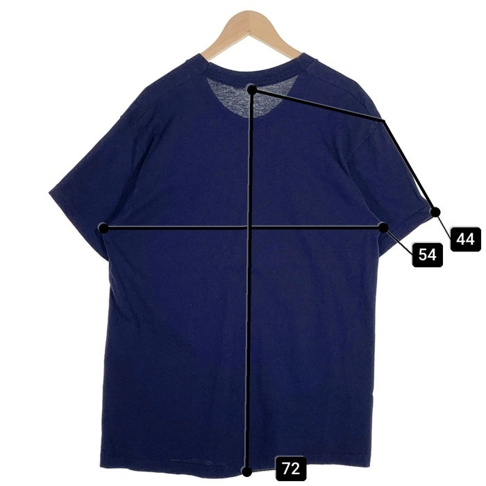 80's FRUIT OF THE LOOM フルーツオブザルーム 半袖 ポケット Tシャツ ネイビー USA製 Size XL (46-48) 福生店