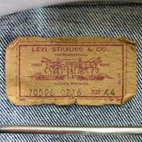 Levi's リーバイス 70506-0216 USA製 ボタン裏523 トラッカージャケット Gジャン インディゴ size44 瑞穂店