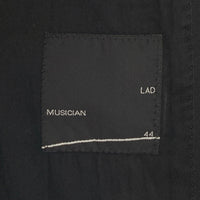 LAD MUSICIAN ラッドミュージシャン 2B ウール カシミヤ テーラードジャケット ブラック 本切羽 2207-330 Size 44 福生店