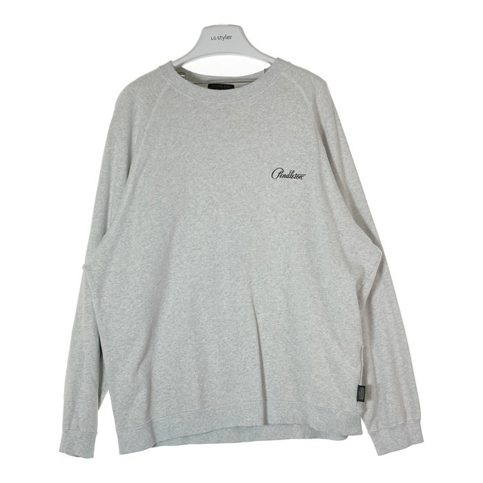 PENDLETON ペンドルトン 3475-3006 Back Print Raglan Sleeve Sweat バックプリントラグランスリーブスウェット グレー sizeL 瑞穂店