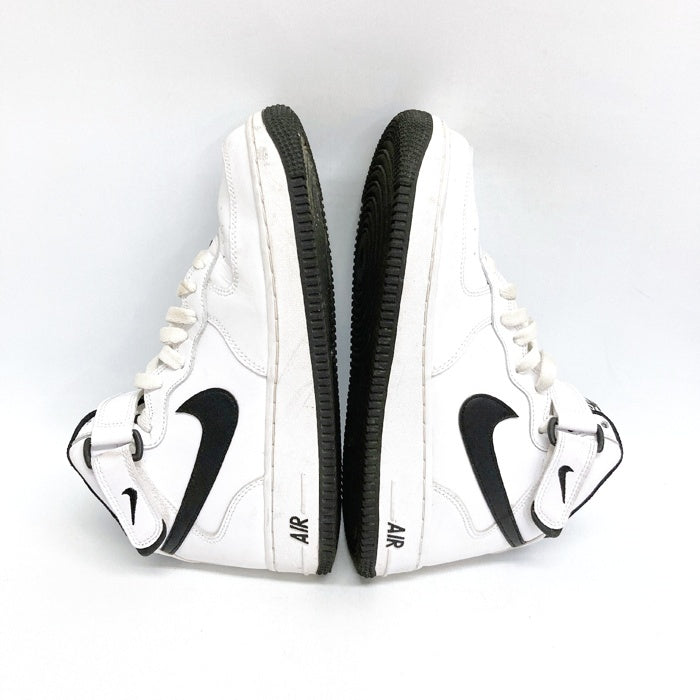 NIKE ナイキ DV0806-101 Air Force 1 Mid White/Black スニーカー ホワイト size24.5cm 瑞穂店