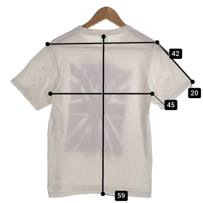 NUMBER(N)INE ナンバーナイン 01SS タイム期 ユニオンジャック プリントTシャツ ジョンレノン ホワイト Size 2 福生店