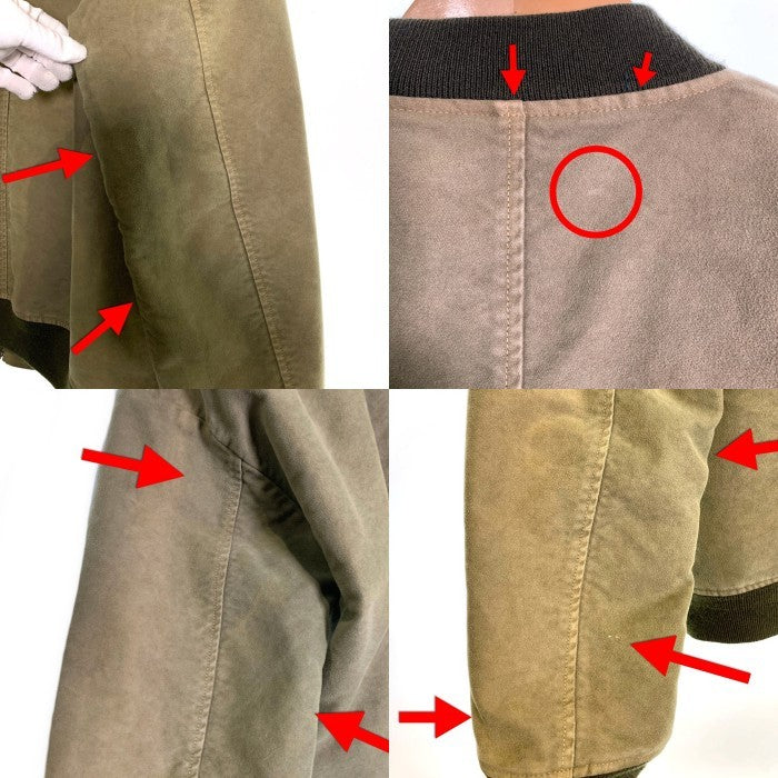 ONIKI オニキ ミリタリーリバーシブルブルゾン キルティングジャケット コットン ナイロン 中綿 オリーブ 58-08-54-08009 110142 Size L 福生店