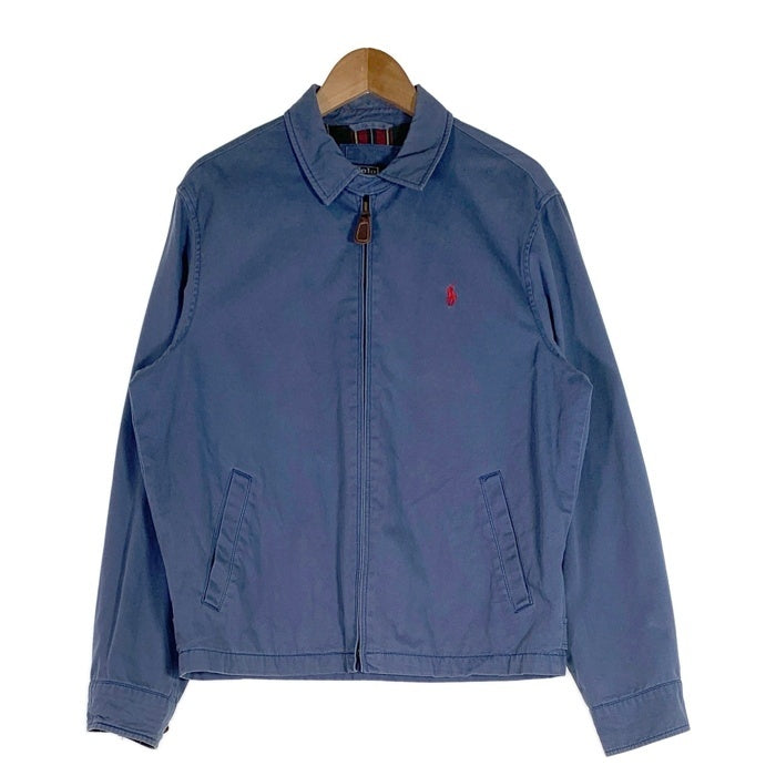 Polo by Ralph Lauren ポロラルフローレン コットンツイル スウィングトップ ジップアップジャケット ブルー Size M 福生店
