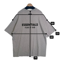 ESSENTIALS エッセンシャルズ FEAR OF GOD フィアオブゴット ラバープリント 半袖 Tシャツ グレー Size M 福生店
