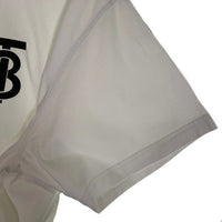 BURBERRY LONDON ENGLAND バーバリー ラバーロゴプリント Tシャツ ホワイト 8017485 Size L 福生店