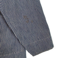 70's OSHKOSH B’GOSH オシュコシュ ヒッコリーストライプ デニムカバーオール ジャケット ホワイト ネイビー USA製 731-0280 Size 40 福生店