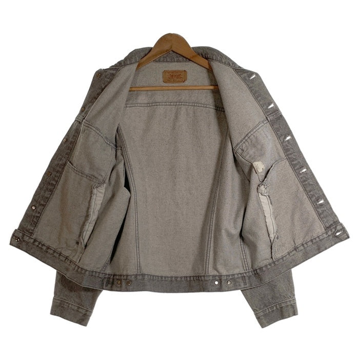 80's Levi's リーバイス 70507-4853 デニム トラッカージャケット グレー USA製 89年 Size L 福生店