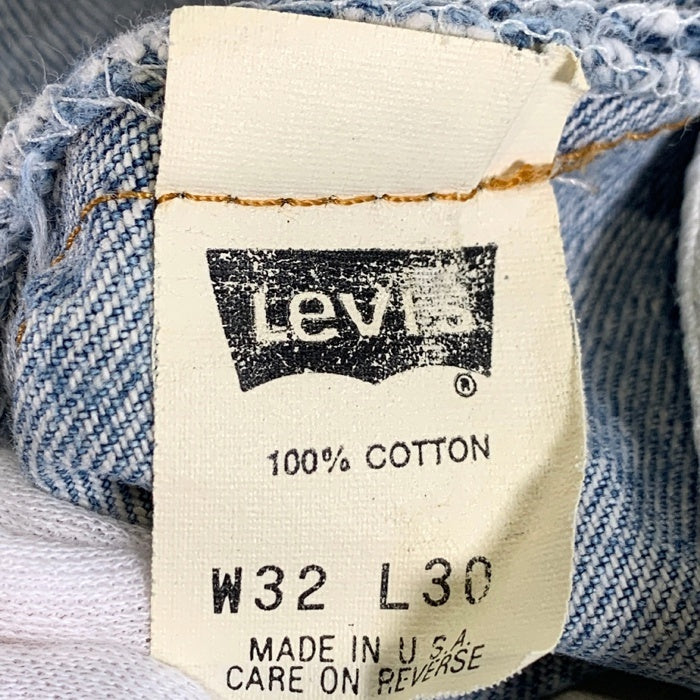 90’s Levi’s リーバイス 501 テーパードデニムパンツ インディゴ USA製 トップ裏501 Size 32 福生店