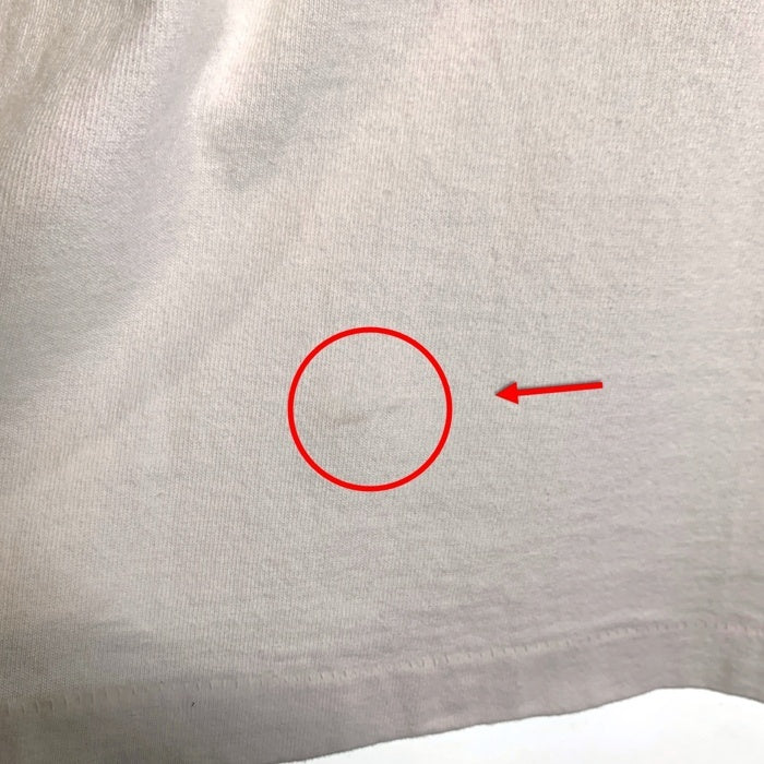 STANDARD CALIFORNIA スタンダードカリフォルニア Henry Neck ヘンリーネック  ロングスリーブTシャツ 長袖 ラグランスリーブ ホワイト Size L 福生店