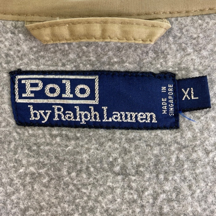 POLO Ralph Lauren ポロ ラルフローレン ワンポイント フリースライナー ポリエステル ジャケット ベージュ sizeLL 瑞穂店