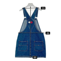 TOMMY JEANS トミージーンズ 4500248110 classic dungaree dress クラシックダンガリードレス デニムジャンパースカート インディゴ sizeM 瑞穂店