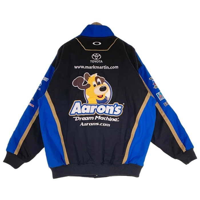 NASCAR ナスカー Aaron's レーシングジャケット ブルー Size 2XL 福生店