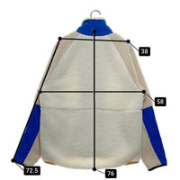 NIKE ナイキ ジップアップ フリースジャケット ホワイト ベージュ ブルー BV3722-133 Size XL 瑞穂店