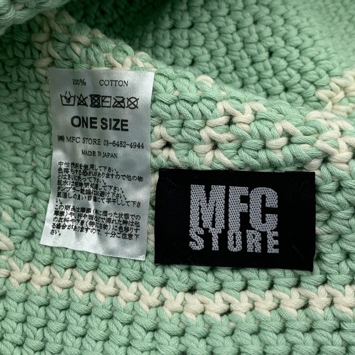 MFC STORE エムエフシーストア made in KEY メイドインキー IRON CROSS CROCHET HAT アイアンクロス クロシェット ハット グリーン ホワイト Size ONE SIZE 福生店