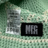 MFC STORE エムエフシーストア made in KEY メイドインキー IRON CROSS CROCHET HAT アイアンクロス クロシェット ハット グリーン ホワイト Size ONE SIZE 福生店