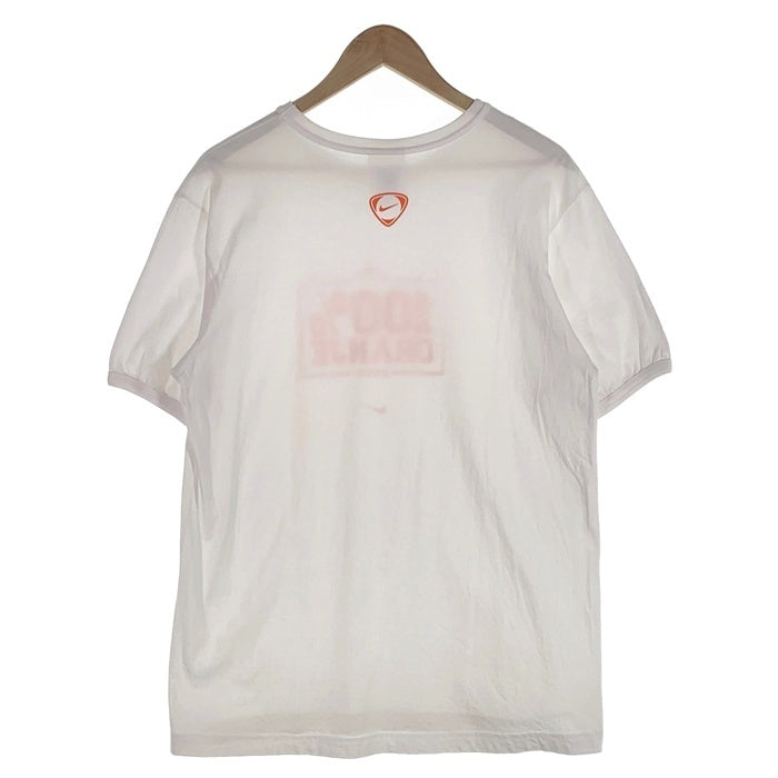 00's NIKE ナイキ 100％ ORANJE KNVB プリントTシャツ ホワイト ハンガリー製 Size M 福生店