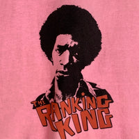 90's 00's Gil Scott-Heron ギル スコット ヘロン THE RANKING KING 半袖 Tシャツ ピンク USA製 Size L 福生店