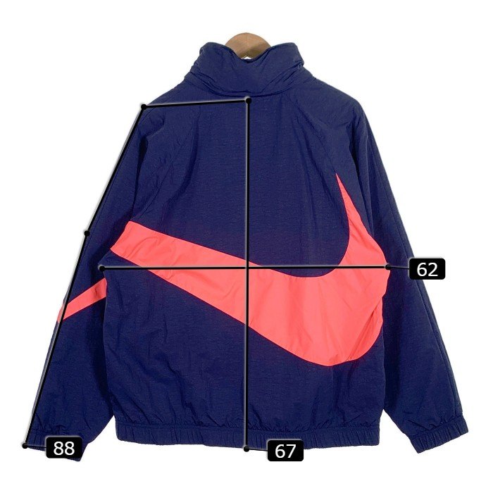 NIKE ナイキ NSW BIG SWOOSH HOODED ANORAK ビッグスウッシュ フーデッド アノラック ネイビー AJ1405-410  Size L 福生店