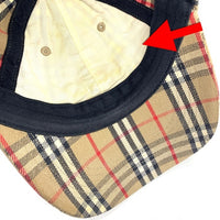 SUPREME シュプリーム BURBERRY バーバリー 22SS Denim 6 Panel チェック ベージュ  USA製 福生店