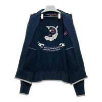 EVISU エヴィス ジップアップ スウェットトレーナー ネイビー Size L 瑞穂店