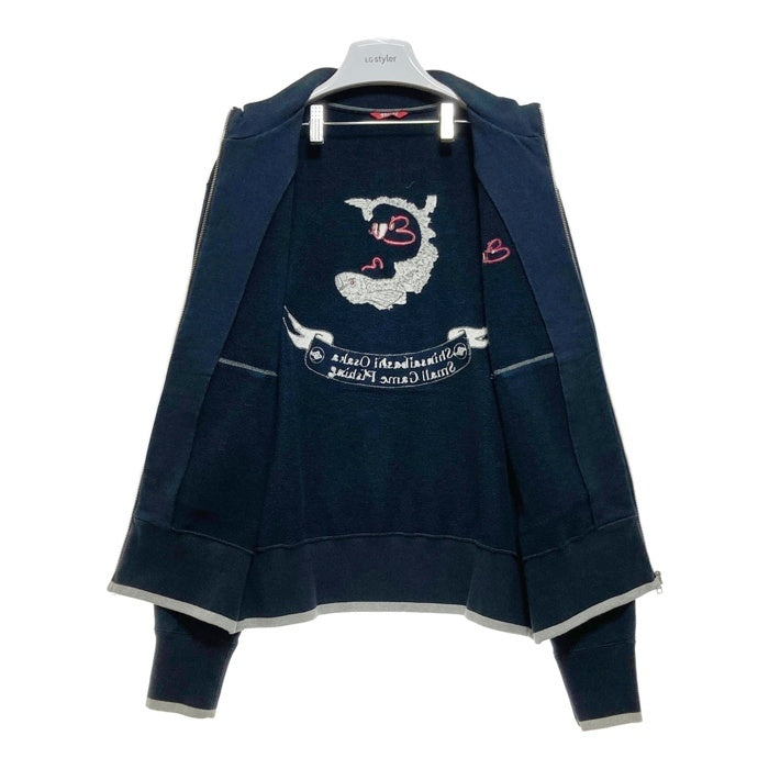 EVISU エヴィス ジップアップ スウェットトレーナー ネイビー Size L 瑞穂店
