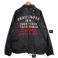 CHALLENGER チャレンジャー BACK TO LIFE ナイロン コーチジャケット ブラック Size M 福生店