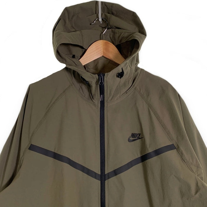 NIKE ナイキ TECH WINDRUNNER WOVEN FZ JACKET テック ウィンドランナー ウーブン ジップアップ ジャケット オリーブ HM7152-223 Size L 福生店