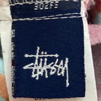 STUSSY ステューシー チェック 半袖シャツ オレンジ sizeM 瑞穂店