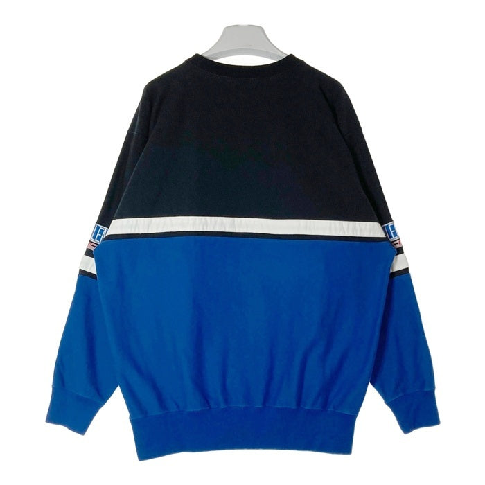 CHALLENGER チャレンジャー CMC RACING SWEAT レーシング スウェットトレーナー ブラック×ブルー sizeL 瑞穂店