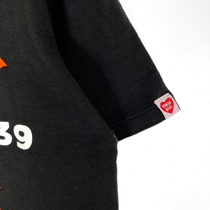 HUMAN MADE ヒューマンメイド イーグルロゴ デカロゴTシャツ ブラック sizeS 瑞穂店