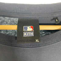 KITH キス 20AW MLB ニューヨーク・ヤンキース 総柄プリント ロングスリーブTシャツ ネイビー Size XL 福生店
