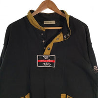 KANSAI SPORTS カンサイスポーツ ハーフスナップ プルオーバースウェット ブラック Size L 福生店