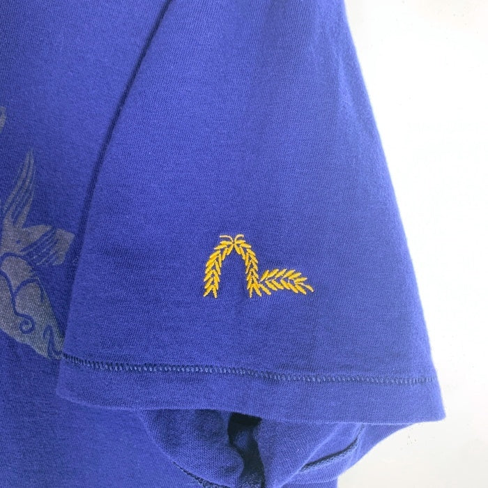 EVISU エヴィス 刺繍 半袖 Tシャツ ネイビー Size 40 福生店