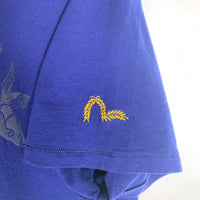 EVISU エヴィス 刺繍 半袖 Tシャツ ネイビー Size 40 福生店