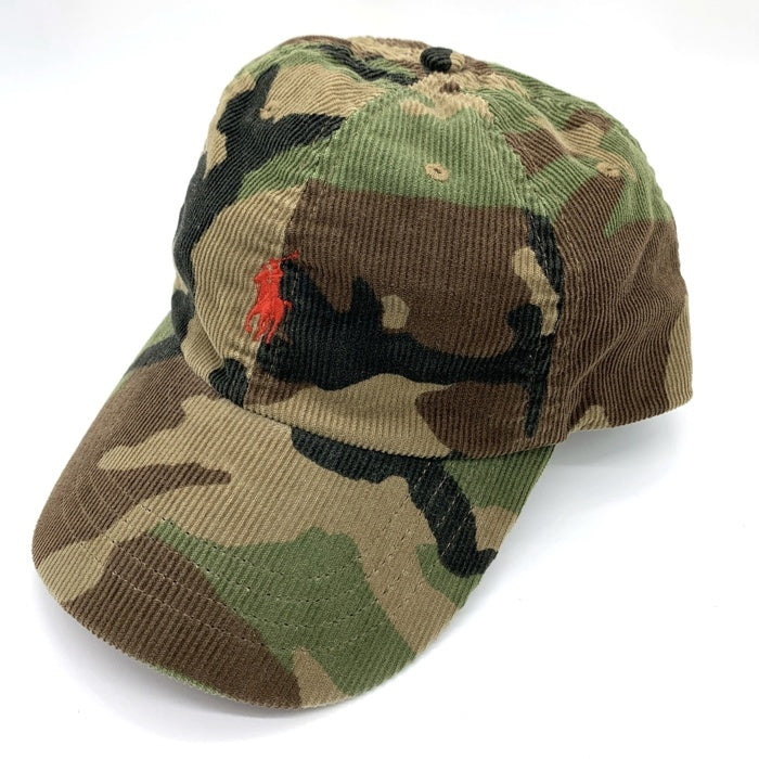 POLO RALPH LAUREN ポロ ラルフローレン コーデュロイ キャップ ウッドランドカモ 福生店