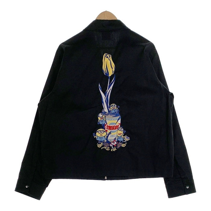 Wasted Youth ウエステッドユース Minions ミニオンズ Verdy ヴェルディー ワークジャケット ブラック Size XL 福生店