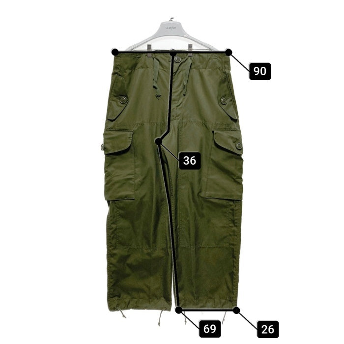 カナダ軍 ミリタリーオーバーカーゴパンツ オリーブ 8415-21-798-8596 1988 Size 1 S-S 瑞穂店