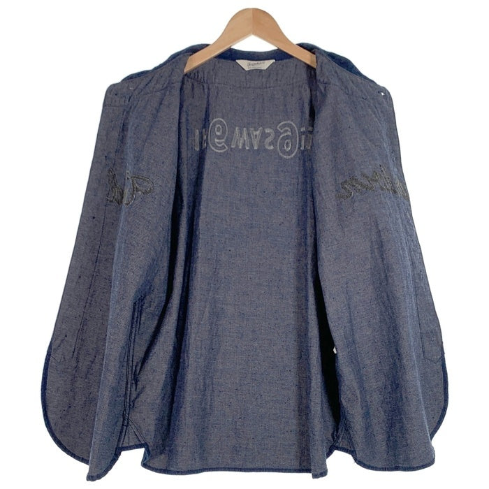 TENDERLOIN テンダーロイン 21SS BASEBALL SHT S/S DENIM RH デニム 半袖 ベースボールシャツ インディゴ Size L 福生店